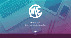 Desktop Screenshot of martinaelena.com